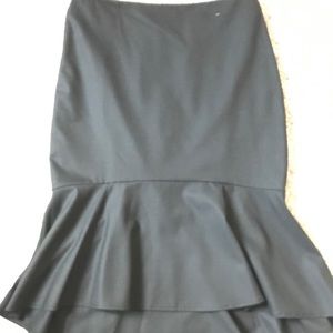 Fit and Flare Black Skirt